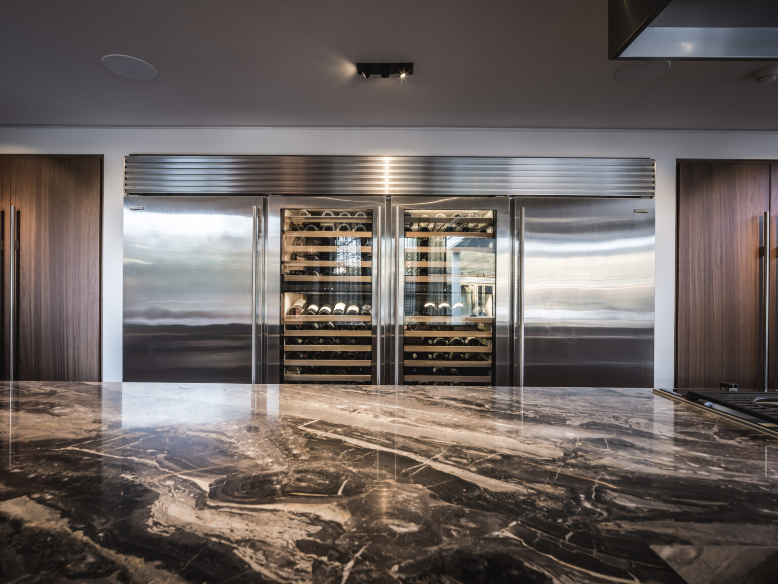 Sub-Zero Classic | Wine Storage - Sub Zero Wine Storage Unit On Balcony