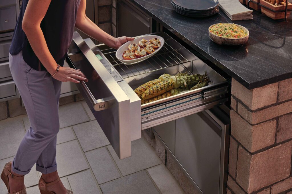 Wolf warming drawer The pleasant sensation of heat