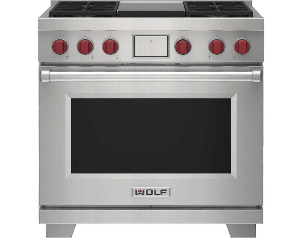 Wolf dual fuel ranges Cook in style