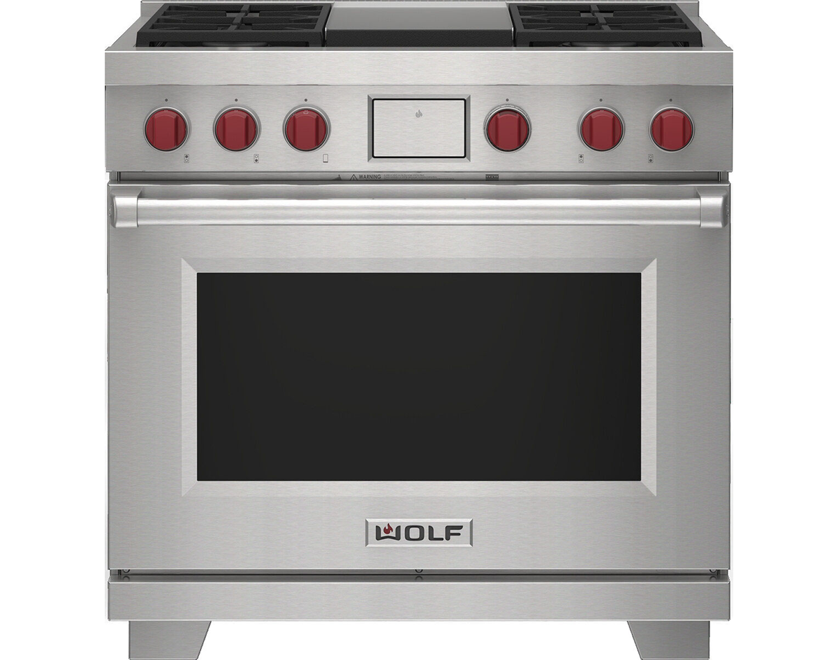 Wolf dual fuel ranges Cook in style